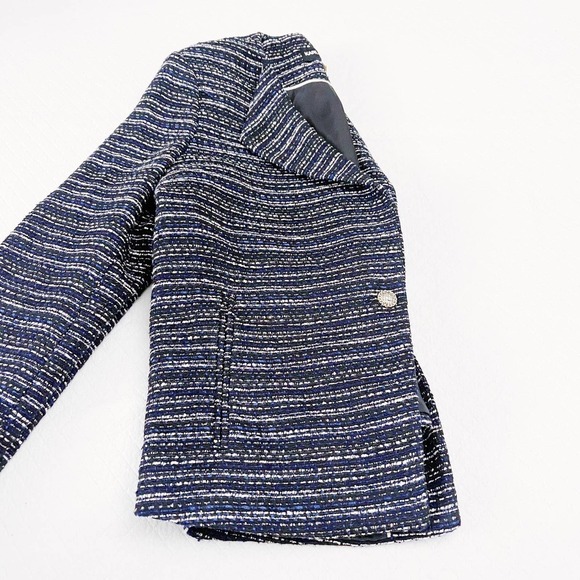 Karl Lagerfeld Woven 1-Button Blazer SZ8 Mint - Picture 5 of 8